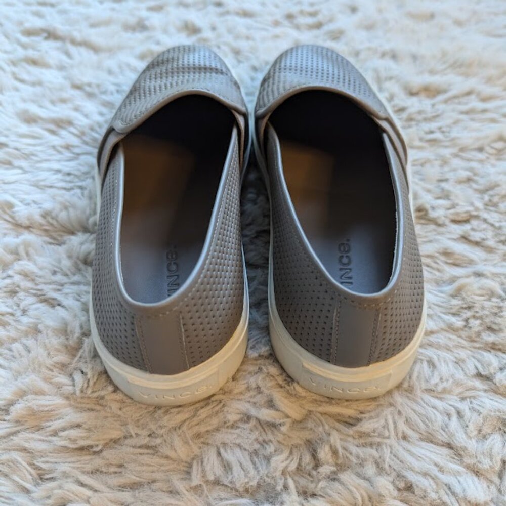 VINCE Blair Perforated Suede Sneaker size 6.5 - Picture 4 of 8